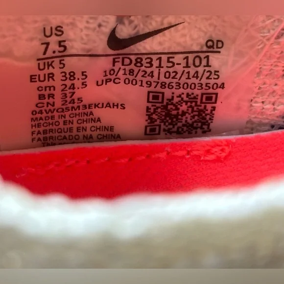 Nike Air Zoom 💅 Alphafly NEXT% 3 Coconut White Shoes FD8315-101 7.5 8 9.5 NEW - Picture 13 of 15